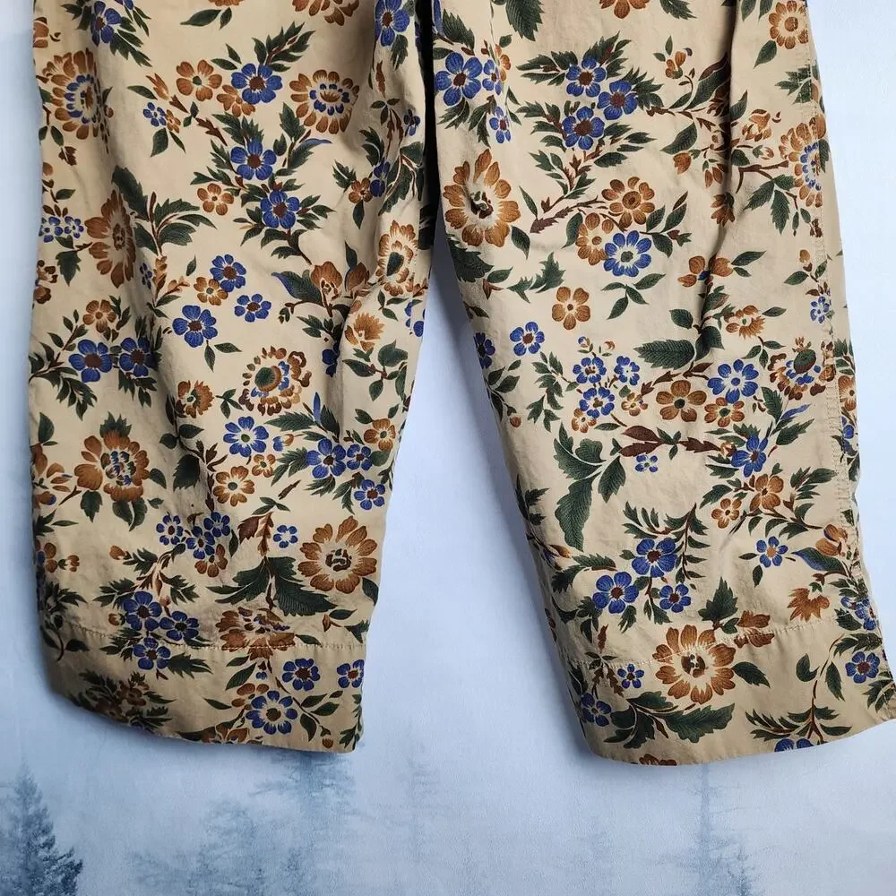 Vintage Lauren Ralph Lauren Floral Print Cropped Capri Pants | Women's 8
